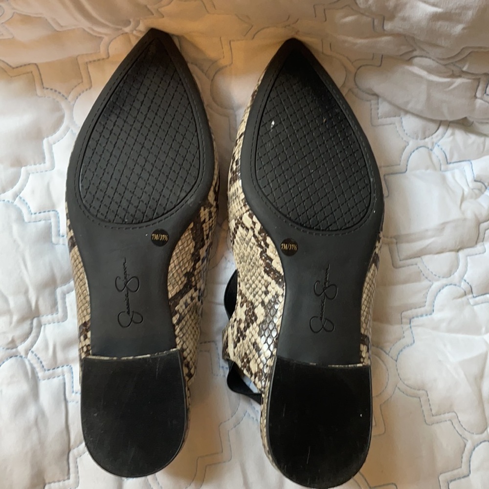 Jessica Simpson python print flats - Picture 5 of 5